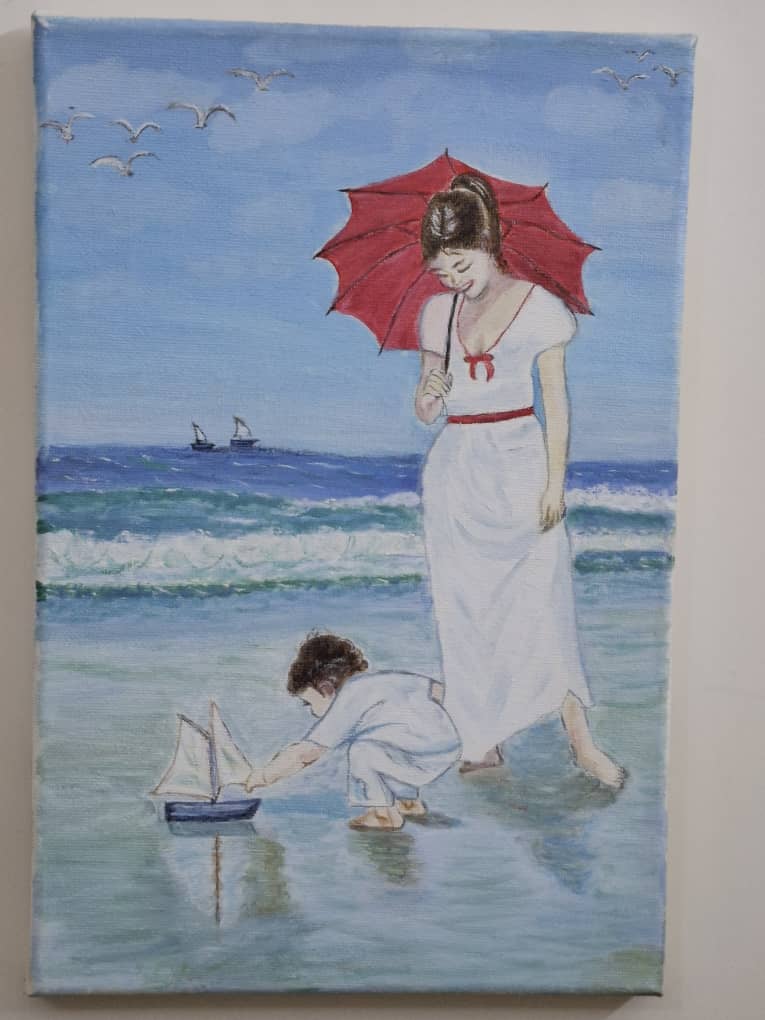 المظلة الحمراء